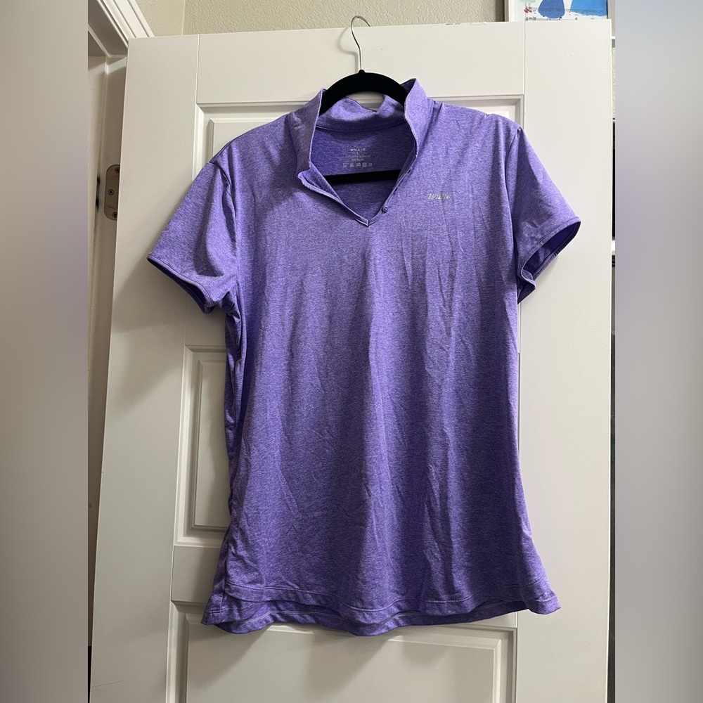 Purple Golf Polo